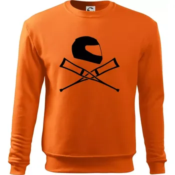 Pánská mikina Silniční helma / berle - Mikina Essential pánská - S ( Oranžová )