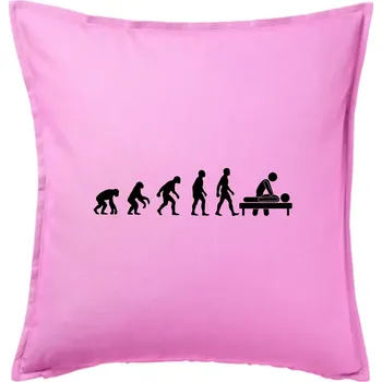 Polštář Evoluce masáž - Polštář 50x50 - 50x50 - Pouze potah ( Růžová )