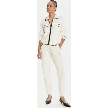 Dámský svetr Liu Jo Sport Kardigan TF5250 MS59L Écru Regular Fit XL