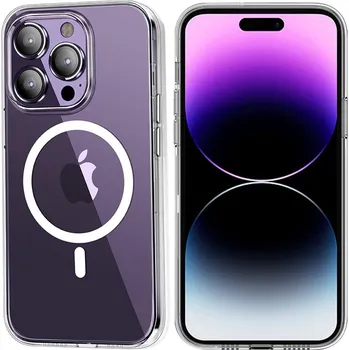 Pouzdro na mobilní telefon Prémiový gelový MagSafe obal pro iPhone 14 PRO