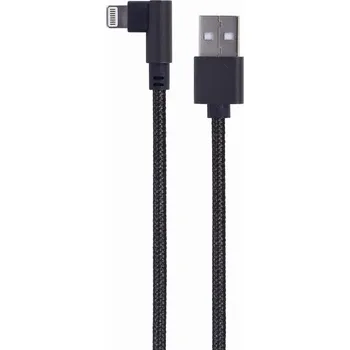 Datový kabel Kabel Gembird USB - Apple Lightning 0,2 m černý