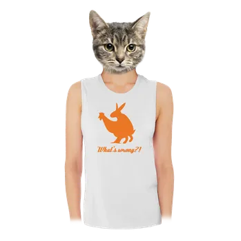 Bastard What's wrong dámské tílko volné White