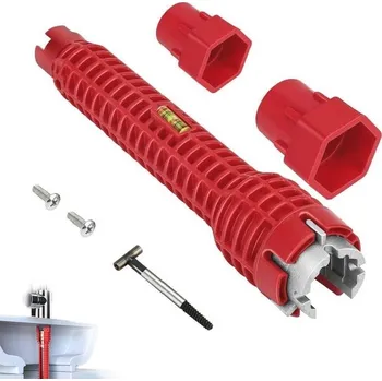 Sada nářadí Ncheli dřezový klíč, multifunkční kohoutkový klíč, maticový klíč, nástroj pro instalaci dřezu