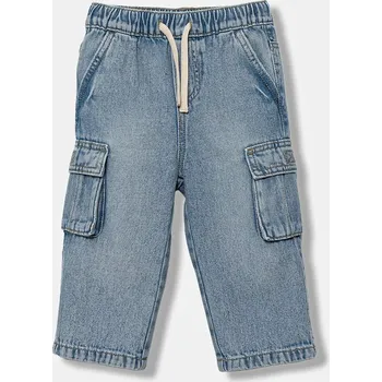 Chlapecké kalhoty Dětské rifle United Colors of Benetton 4KEHGF02N.P.seasonal modrá 55X, vel. 98