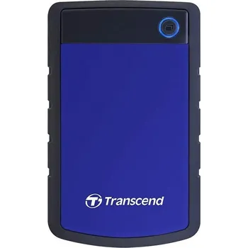 Externí pevný disk HDD ext. 2,5" Transcend StoreJet 25H3B 4TB, USB 3.0 (3.1 Gen 1) - černý/modrý
