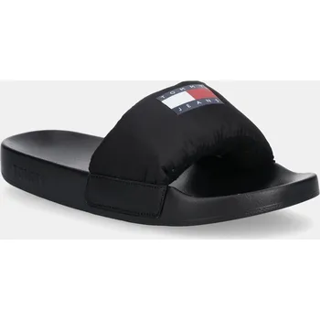 Dámské pantofle Pantofle Tommy Jeans TJW COMFY POOL SLIDE dámské, černá barva, EN0EN02854 99X, EUR 37