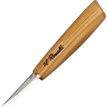 lovecký nůž Roselli řezbářský nůž krátký, červený jilm R113D