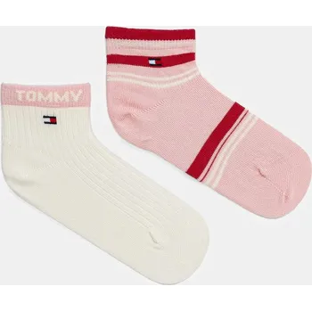Dětské ponožky Tommy Hilfiger 2-pack růžová barva, 701236336 701236336.9BYA 30X, vel. 19/22