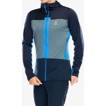 Pánská mikina Rozepínací mikina Haglofs ROC Flash Mid Hood - tarn blue/steel blue