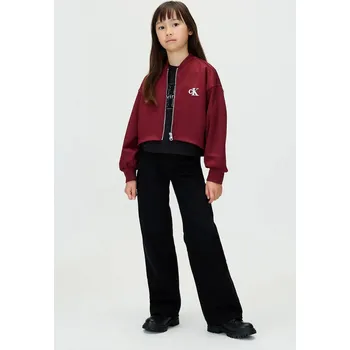 Dětské rifle Calvin Klein Jeans HR WIDE IG0IG02998.9BYA černá 99X, vel. 170