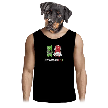 Pánské tílko Bastard Novomanželé z želé pánské tílko Black