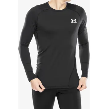 Pánská móda Mikina Under Armour ColdGear Fitted Crew - black/white