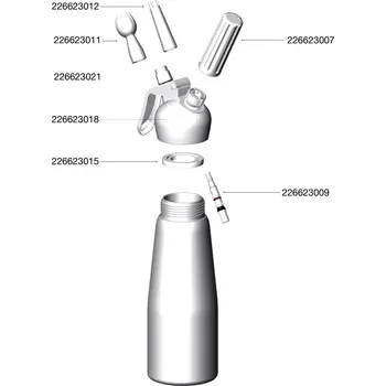 Náhradní plastová tryska šlehačkovače Mosa