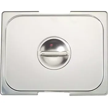 Dóza na potraviny Nerezové víko na gastro nádobu s uchem Rieben GN 1/2