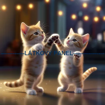 Látkový panel - Kočka - KČ-115 Velikost: 20x20cm, Materiál: Kočárkovina