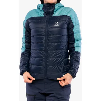 Dámská péřová bunda Haglofs L.I.M Down Hood - tarn blue/frost blue