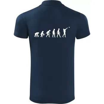 Pánská košile Evoluce vrh koulí - Polokošile Victory sportovní (dresovina) - 3XL ( Námořní modrá (velmi tmavá - téměř černá) )