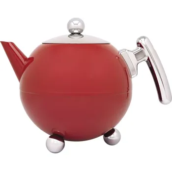 Konvice na čaj BREDEMEIJER Bella Konvice na čaj s dvojitou stěnou, objem: 1,20 litru, výška: 181 mm, červená