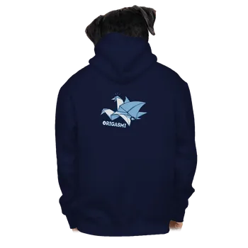 Pánská mikina Bastard Origasmi pánská mikina na zip Navy