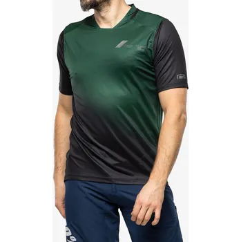 cyklistický dres Cyklistické triko 100% Celium - forest green/black