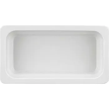 Dóza na potraviny Gastronádoba 1/3 , 325 x 176 mm, v = 20 mm, bílá, porcelán, SCHÖNWALD