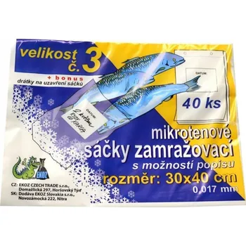 Obraz Sáček zamrazovací č.3 transparentní 300 x 400 / 40 ks, 17 mic