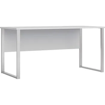 Psací stůl Psací stůl Office Lux - Black Red White - BRW Světle šedá 160x77 cm