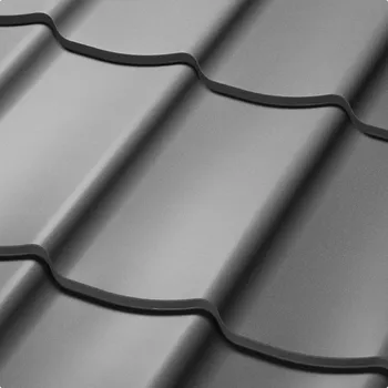 Střešní krytina Satjam Trend Wave long polyestersat 25, šedá RAL7035