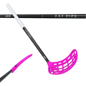 Florbalová hůl Fatpipe Raw 29 Jab FH2 vel. 104cm (= 114cm) pravá kulatá (pravá ruka dole)