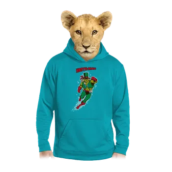 Chlapecká mikina Bastard Hastrman dětská mikina klokanka Hawaiian Blue