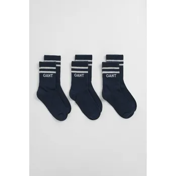 Dívčí oblečení PONOŽKY GANT SPORT SOCKS 3-PACK EVENING BLUE