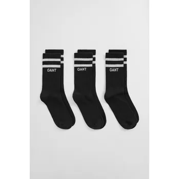 PONOŽKY GANT SPORT SOCKS 3-PACK BLACK