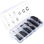 ASTA A-TC502 Pojistné kroužky na hřídele E-KLIP - vnější segrovky, 1.5 - 22 mm, sada 300 ks -