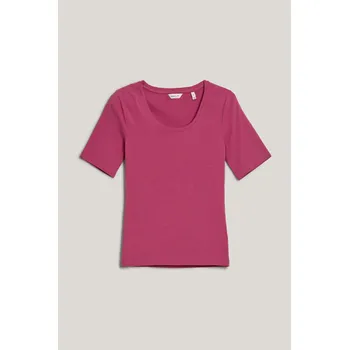 Dámské tričko TRIČKO GANT SLIM COT/ELA SS SCOOP NECK TOP SILKY PURPLE