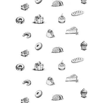 Papír Balící papír Cukrárna + Pekárna 35 g, 70 x 100 cm atest, bílý