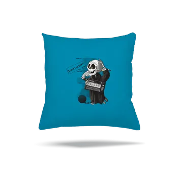 Polštář Bastard Já to neudělal polštář Blue Turquoise