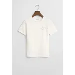 TRIČKO GANT SPORTS CLUB GRAPHIC T-SHIRT EGGSHELL