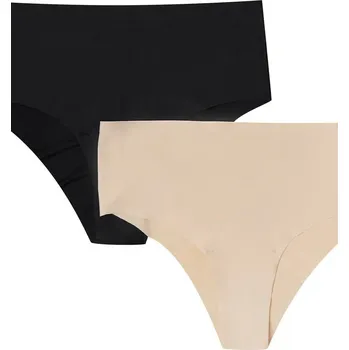 Kalhotky Klasické dámské figíny Henderson Ladies 2Pack, BLACK-BEIGE 2XL i170_42584-K002-2XL
