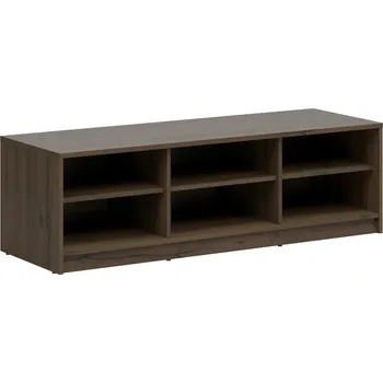 Televizní stolek TV stolek Nepo Plus - Black Red White - BRW Dub Noble 138,5x42,5 cm