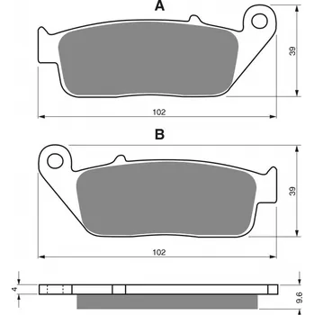 Autodíl Brzdové destičky GOLDFREN 014 S33 STREET