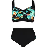 Salma Color dvoudílné plavky pro plnoštíhlé S805 XXL vícebarevná