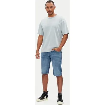 Pánské oblečení Pepe Jeans Džínové šortky Cash PM801081 Modrá Straight Fit 31