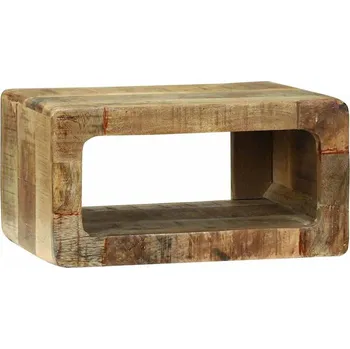 Komoda vidaXL Televizní skříňka 3 pcs Hnědá Masivní magnovníkové dřevo [4104539]