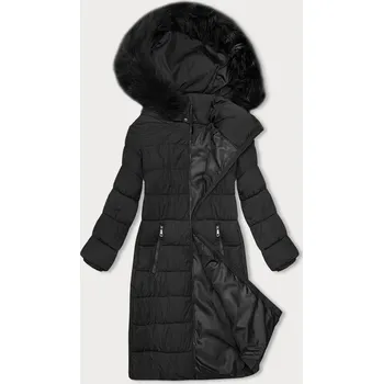 Černá dámská zimní bunda s kapucí J Style (16M9126-392) odstíny černé L (40)