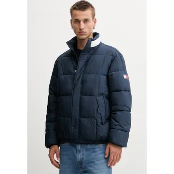 Bunda Tommy Jeans tmavomodrá barva, zimní, DM0DM22041 59X, vel. XL