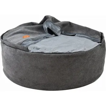 Pelíšek pro psa LAUREN design Kulatý pelech Bona, grafit