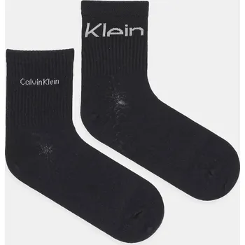Pánské ponožky Ponožky Calvin Klein Jeans 2-pack černá barva, 701235518 99X, vel. ONE SIZE