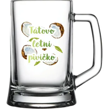 Sklenice Personalizovaná pivní sklenice s ovocem a textem
