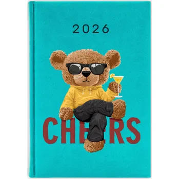 Kalendář Knižní kalendář 2026 A5 modrý