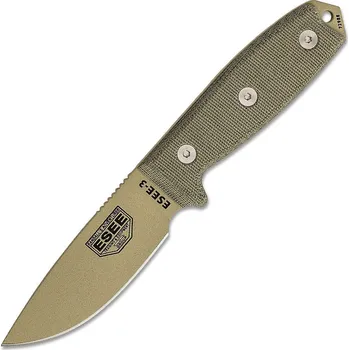 kapesní nůž ESEE-3 s hladkým ostřím ESEE-3P-DT